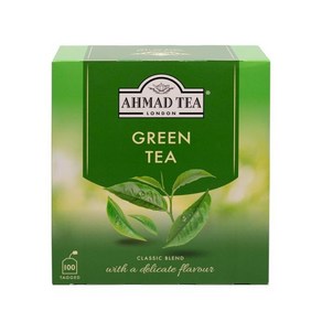 Ahmad Tea 녹차 티백 100ct - 카페인 및 무설탕