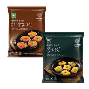 사옹원 아삭김치전+동태전, 300g, 2개