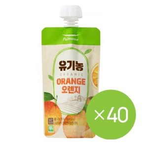 풀무원 유기농 오렌지주스, 100ml, 40개