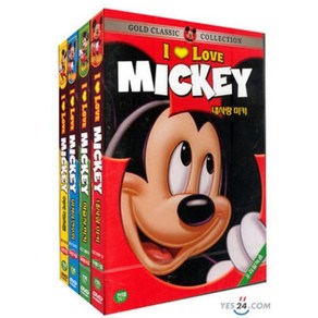 [DVD] 미키 : I Love Mickey 4종 랜덤 세트 (디즈니 고전명작) : 우리말 더빙 : 미키 에피소드 중 4편이 임의로 묶여 발송되는 상품입니다.