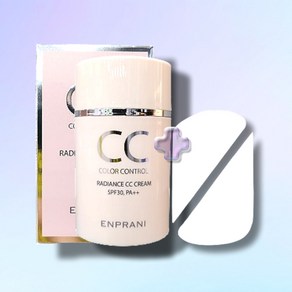 엔프라니 래디언스 씨씨크림 SPF30/PA+++ 50ml+뷰니오 퍼프2P 윤광 결광 생얼비비, 1개, 50ml, 비비크림