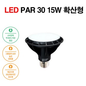 데이온 에코 PAR 30 LED 15W 확산형, 전구색, 10개