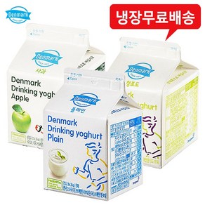 덴마크 드링킹 275mLx12팩(사과4+샤인머스캣4+플레인4) 냉장무배, 1세트, 275ml