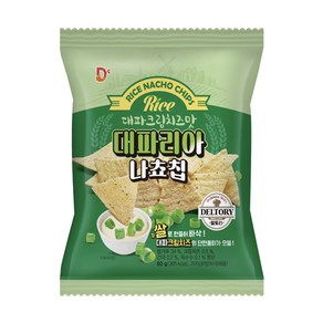 대파리아 나쵸칩 대파크림치즈맛 봉지스낵 60g, 12개