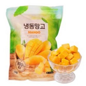 뉴뜨레 냉동 망고다이스 1kg, 3개