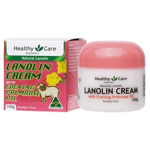 Healthy Care 헬씨케어 라놀린 크림 100g Lanolin Cream With Evening Primrose Oil