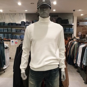 버커루 [특가전] [BUCKAROO JEANS] [PREMIUM] 공용 너무부드럽고 쫀쫀한 맨살에도 OK! 터틀넥 베이직 목폴라 티셔츠