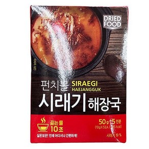 대도에프앤비 펀치볼시래기해장국, 2개, 50g