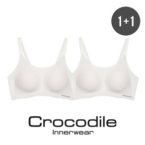 크로커다일 이너웨어 감탄브라 라이크라쉘론 스트랩 패드일체형 브라 2종 오트밀 CDWBR4M19 2
