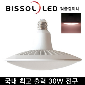 빛솔LED 30w LED식물등 전등 조명 전구 UFO 재배기등 PU102(백색광)