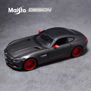 마이스토 1:24 디자인 메르세데스 벤츠AMG GT 매트 그레이 다이캐스트 미니카 키덜트 튜닝카