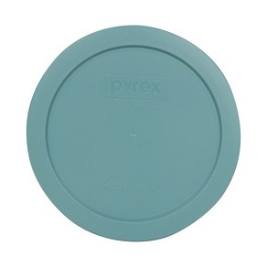 Pyex 7201-PC Tuquoise Round 4 Cup Plastic Stoage Lid Mad Pyex 7201-PC 청록색 라운드 4컵 플라스틱 보관 뚜껑 미국, 1, 1개