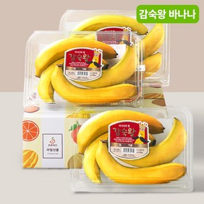 [프루미츠] 스미후루 감숙왕 바나나 750g 3팩, 3개