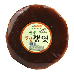 마밀랜드산골식품_엿기름만을 넣은 전통 갱엿 500gx1ea _간식 시험 입시 합격 추억, 500g, 1개