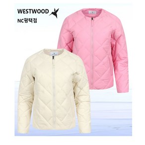 웨스트우드 WESTWOOD 여성 라운드넥 경량 다운 패딩 자켓 O4158