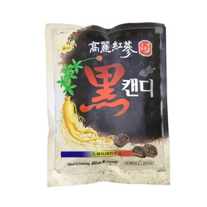 [조한스토어] 고려식품 고려홍삼 흑캔디 350g (약52개입) Red Ginseng Black Candy, 1개