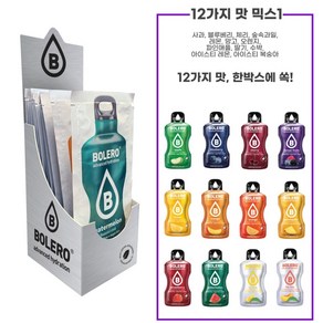 [볼레로음료] 2kcal 무설탕 과일워터 아이스티 음료 24가지 맛 (생수 500ml 3g)