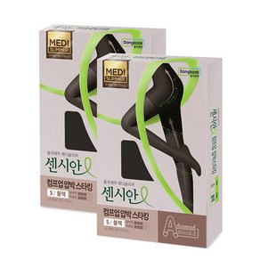 동국제약 센시안 의료기기 고탄력 컴프업 압박스타킹 팬티형, 2개