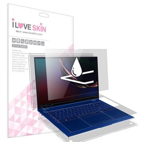 알럽스킨 갤럭시북 플렉스 15 올레포빅 액정+외부 보호필름 2매 NT950QCT NT950QCG 삼성 노트북