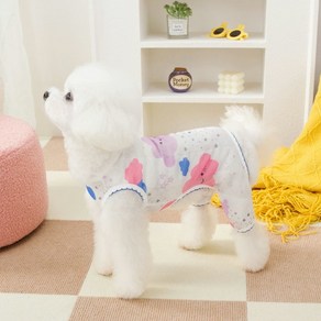 개꿀상회 강아지티셔츠 강아지옷 실내복 여름옷 여름올인원 해충방지 메쉬올인원, 메쉬올인원 블루, 1개