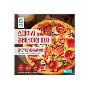 [신선] 2+1 청정원 스파이시 콤비네이션피자 340g 트레이더스 식자재 캠핑음식, 3개