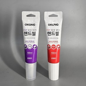 오공 욕실용 실리콘 핸드씰 투명 100ml, 1개