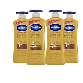 Vaseline 바세린 핸드+바디 로션 아몬드 수드 600ml 4통 82oz, 4개