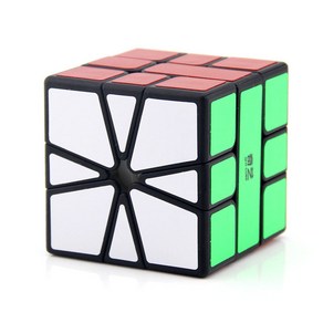 QiYi SQ1 매직 큐브 어린이 교육용 퍼즐 장난감 56mm 3x3 스퀘어 1 스피드, 02 Black, 1개