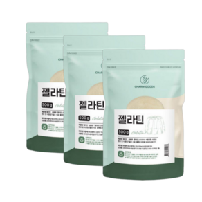 젤라틴 분말, 3개, 500g