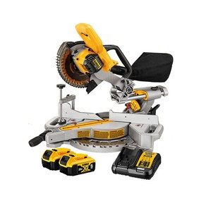 디월트 각도절단기 DCS361P2 충전 슬라이딩 각도절단기 세트 20V 5.0Ah, 1세트