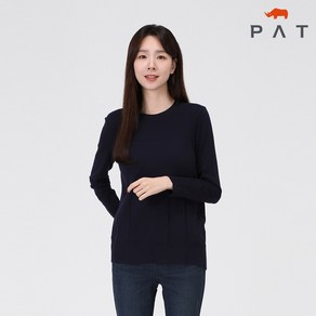 [PAT 여성] 조직변형 라운드넥 스웨터_1I83380