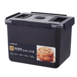 락앤락 숨쉬는 김치통 그레이, 3개, 14L