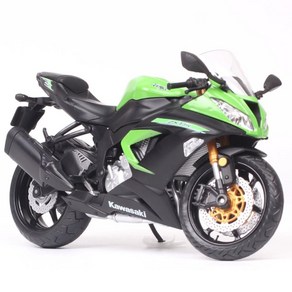 다이캐스트 오토바이 바이크 피규어 모형 수집 장난감 us 가와사키 636 ZX6R ZX Automaxx 에서 닌자 스포6R, 02=NinjaZX6RBlack, 1개