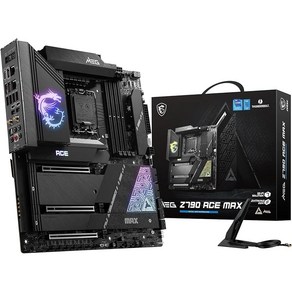 MSI MEG Z790 ACE MAX 게이밍 마더보드 12/13/14세대 인텔 프로세서 LGA 1700 DDR5 PCIe 5.0 M.2 2.5Gbps LAN USB 3., 1개