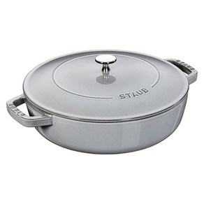 Staub 스타우브 브레터 시스테라 인덕션용 흑회색 29 x 27 9 cm Bate, 29 x 27 x 9cm, 1개