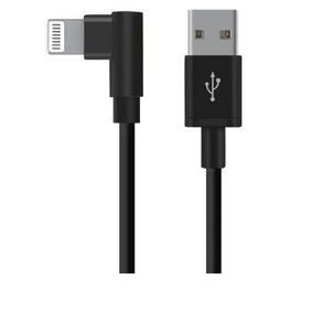 라이트닝 ㄱ자 A타입-아이폰 8핀 고속충전 케이블 UC3390iP, 1.5m, BLACK, 1개