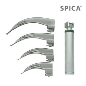 SPICA Layngoscope 라링고스코프 후두경 블레이드 핸들, 후두경 램프, 1개