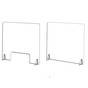 비대면 앞 가림막 비말 감염 예방 투명 위생 식당 칸막이 2종 마스크스트랩증정 교실 책상 파티션 간편설치 관공서 아크릴판 안티, 디자인