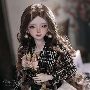 예쁜구체관절인형40cm 누드바디 메이크업 풀세트 1/4 BJD Doll 부자집아씨 소녀구관44cm, 1개