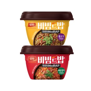 [동원] 양반 비빔드밥 (컵)매운참치 2개+불고기 2개 (총 4개), 4개, 271.5g