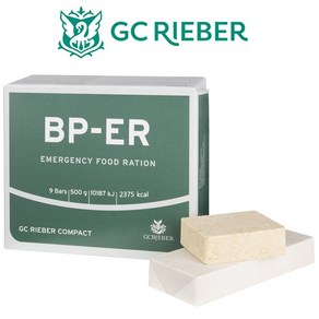 비상식량 GC RIEBER BP-ER(비피-이알) 노르웨이 고농축 압축식량 재난식량, 500g, 1개