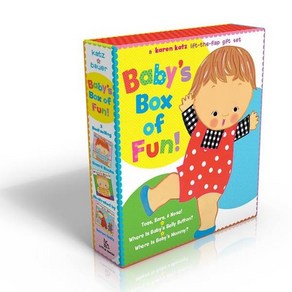 영어원서 A Kaen Katz Lift The Flap Gift Set Babys Box of Fun 카렌카츠 3종 보드북 Set