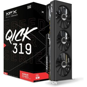 XFX 스피드스터 MERC310 AMD 라데온 RX 7900XT 울트라 게이밍 그래픽 카드20GB GDDR6 RDNA 3 RX79TMERCU9, RX 7800 XT QICK, 1개