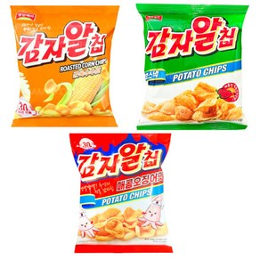 감자알칩세트 군옥수수1개+고추장1개+매콤1개, 1