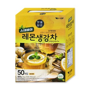 이레에프에스 스테비아 레몬생강차 50스틱, 1개, 50개입, 15g