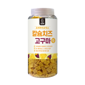 자연애 프리바이오틱스 강아지 져키 간식, 칼슘치즈고구마, 1개, 450g