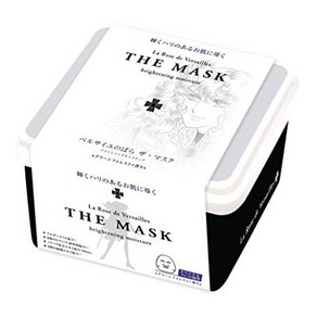 일본직발송 6. 베르사유 장미 베르사유의 장미 THE MASK 브라이트닝 모이스츄어 32장입 페이스팩 그린 포, 32장들이, One Colo, 1개