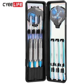 CyeLife 소프트 팁 다트 스포츠 엔터테인먼트 니켈 도금 구리 바디 나일론 로드 PET 비행 14g 16g 17g 18g 3 개