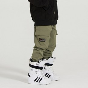 2324 NNN - 3L Basic Cago Jogge - PANTS - 카키 (오로라 나염)