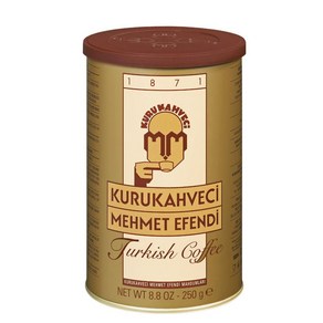 KURUKAHVECI 터키 커피 가루 오리지널 무설탕, 2개, 250g, 1개입